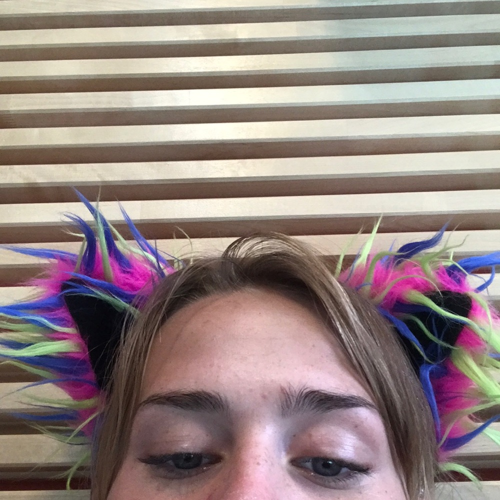 Furry cat ears
